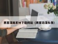 内江黑客漫画素材下载网站（黑客动漫头像）